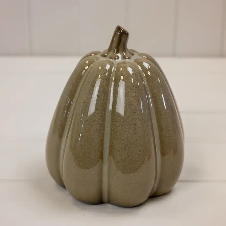 Caramel Ceramic Pumpkin