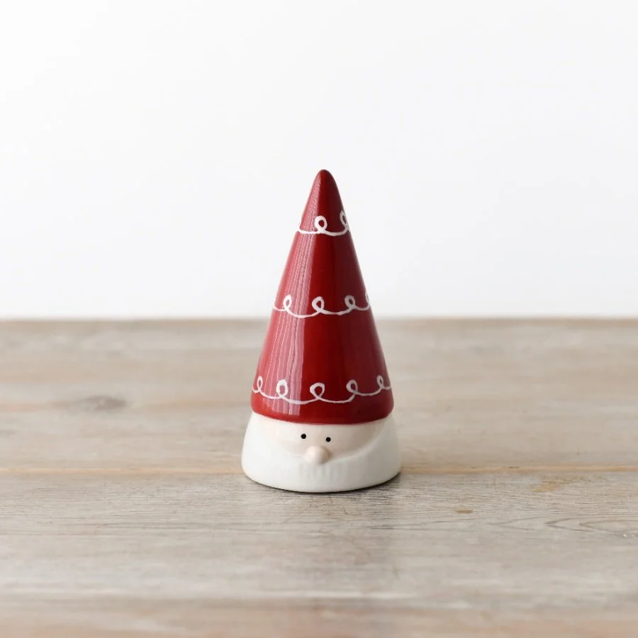 Red Ceramic Santa