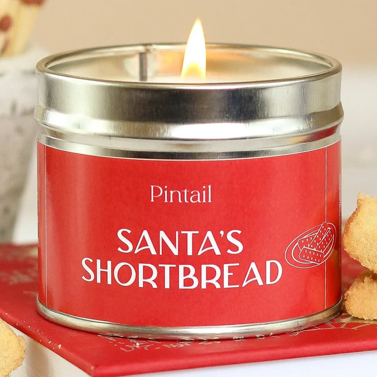 Santa's Shortbread Classic Tin - Preorder