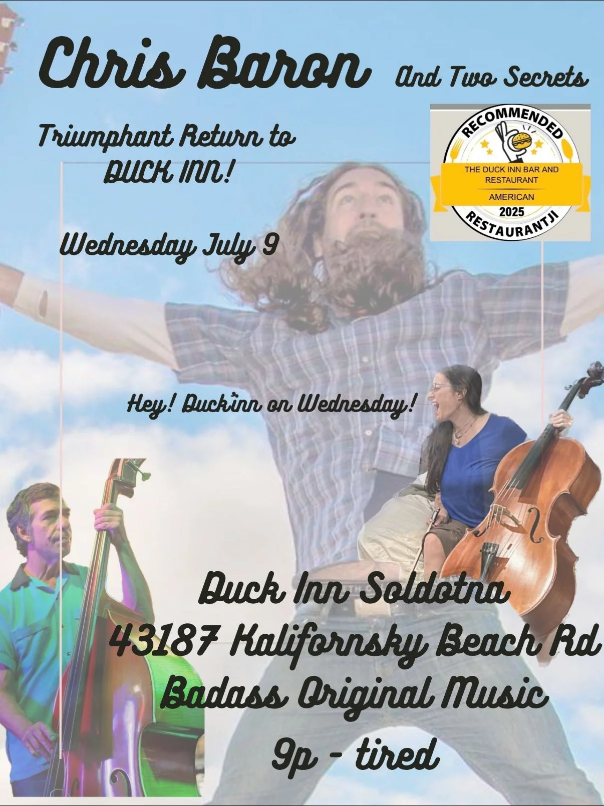 Live Music: Chris Baron & Two Secrets’ Triumphant Return