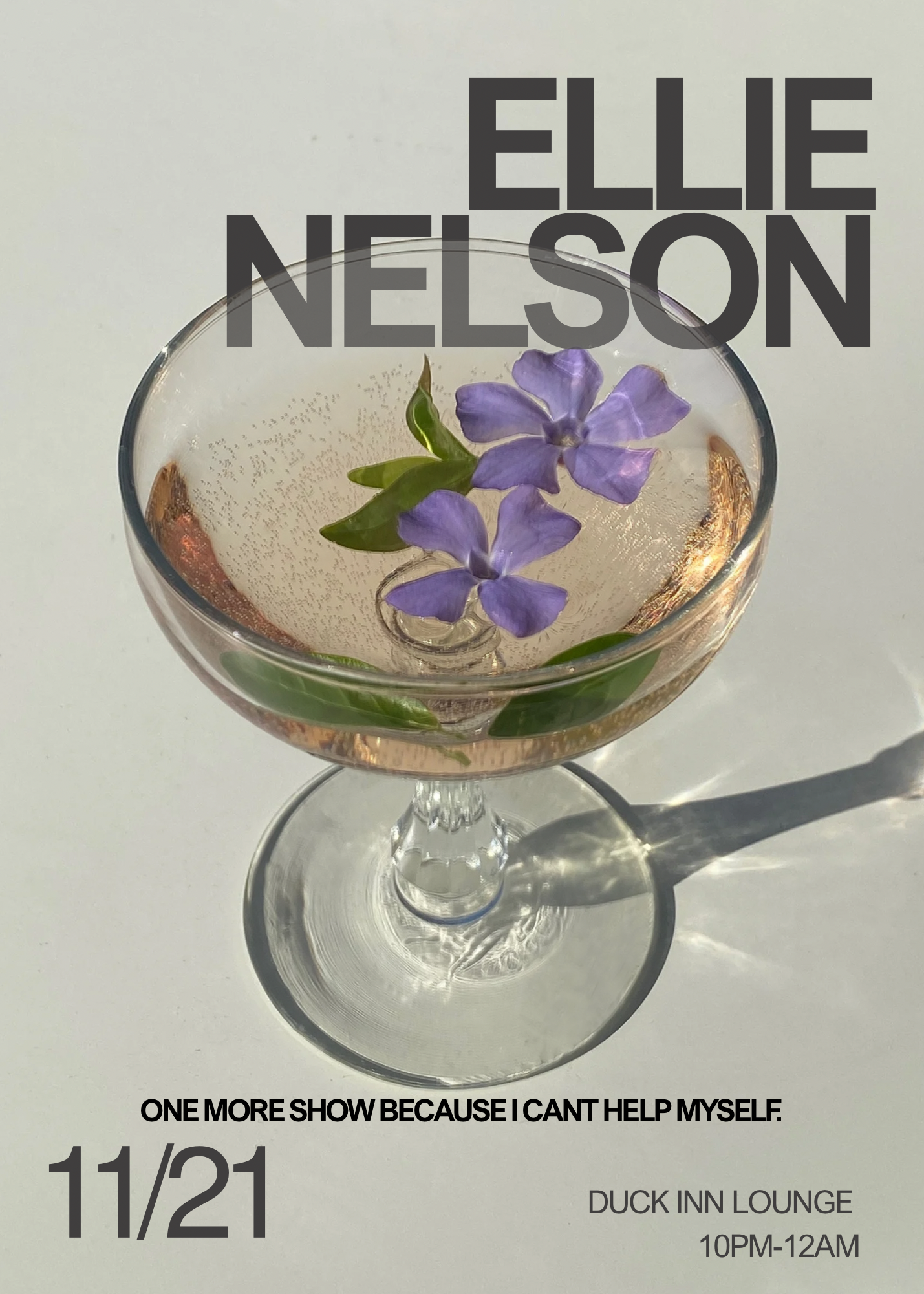 Live Music: Ellie Nelson – One More Show