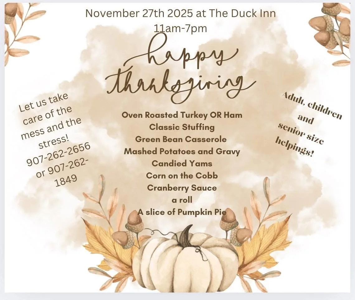Thanksgiving at The Duck Inn 
