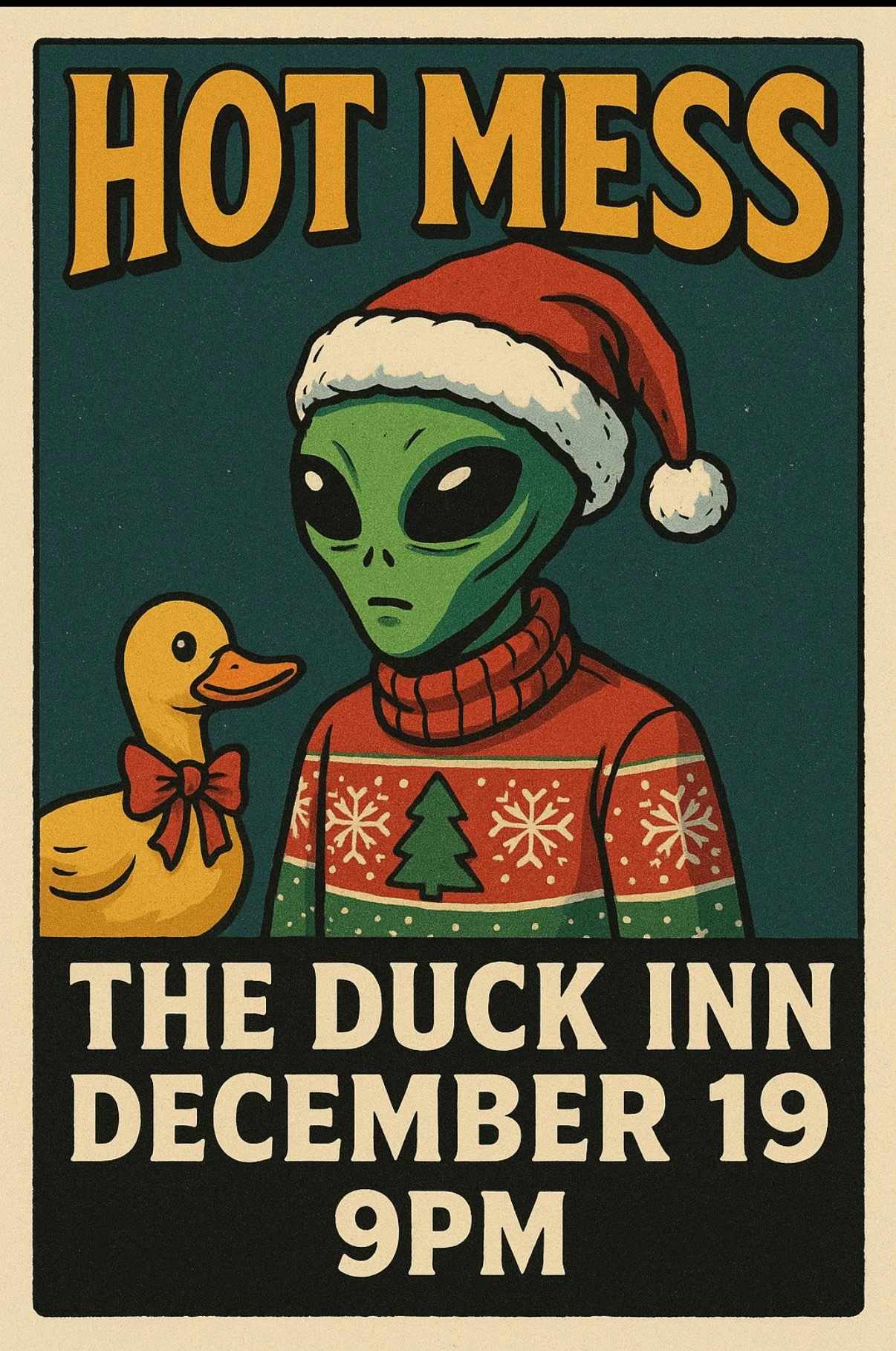 Live Music: Hot Mess – Holiday Show @ The Duck Inn