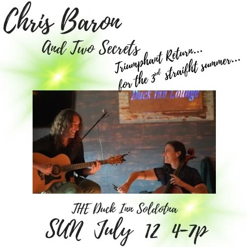🎶 Live Music on the Patio: Chris Baron & Two Secrets