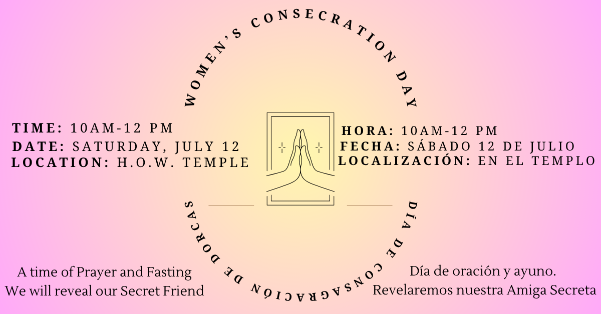 Women's Consecration / Dorcas Día de la Consagración