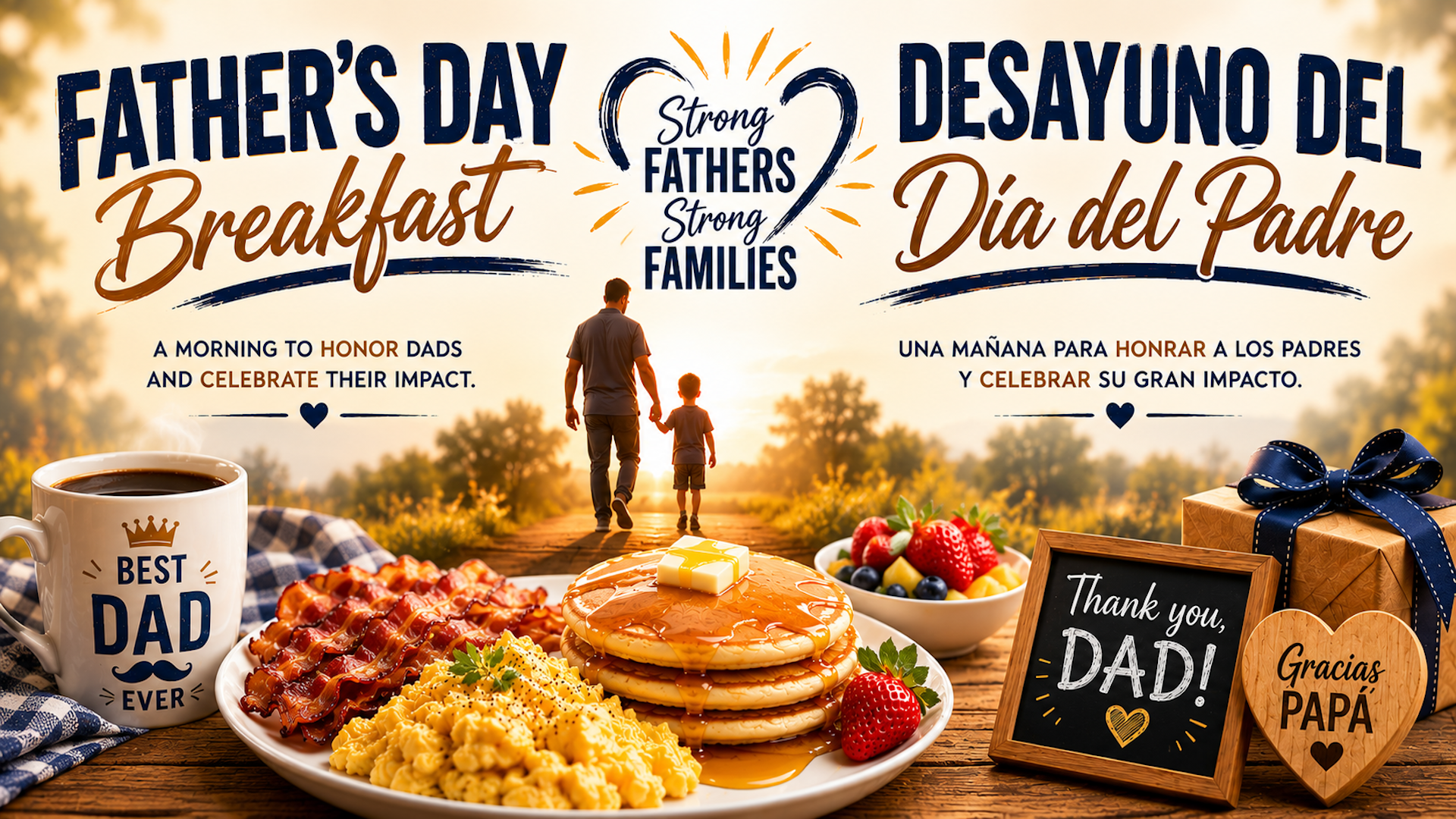 Father's Day Breakfast / Desayuno del Día del Padre