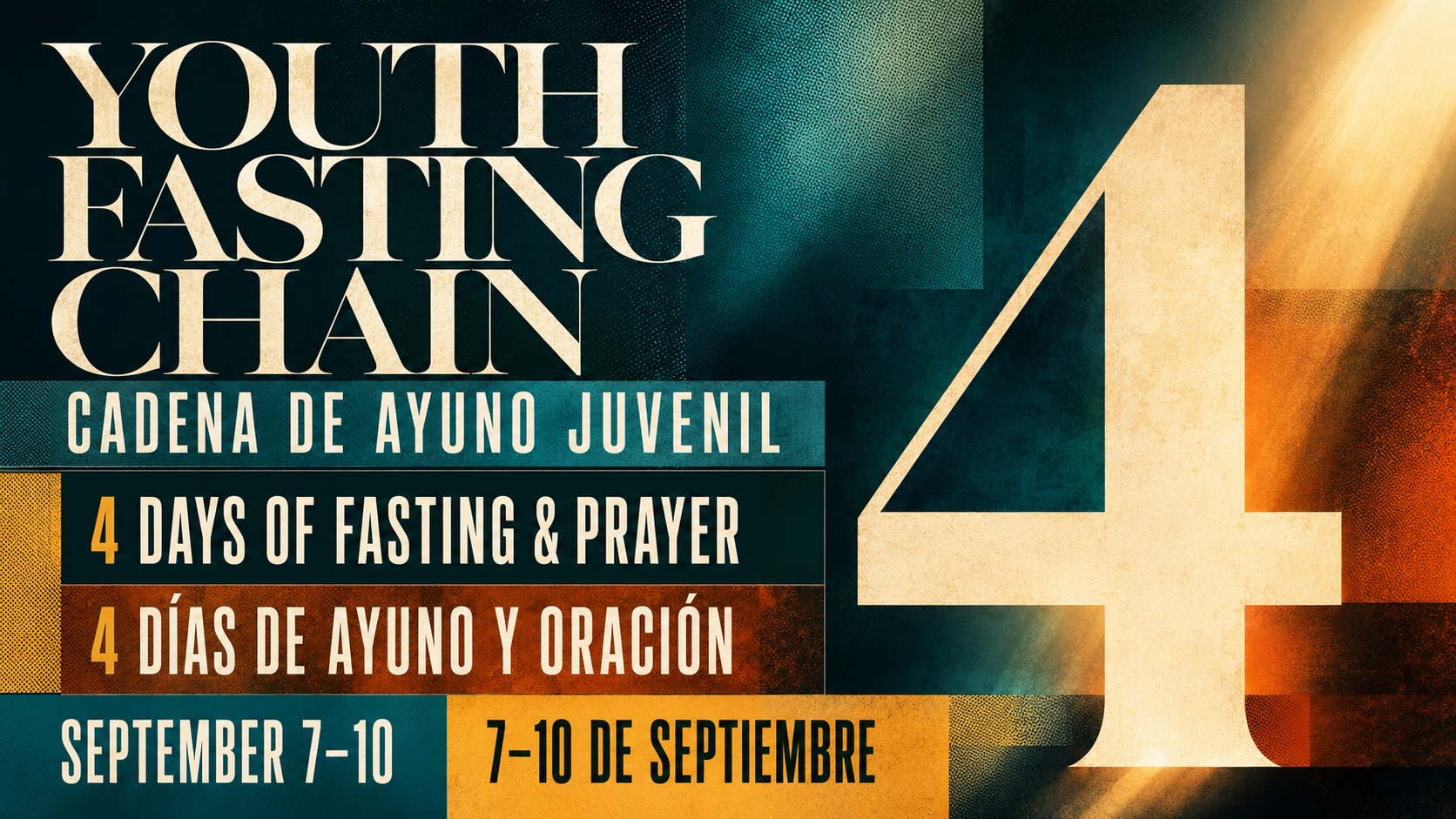 Youth Fasting Chain / Jovenes Cadena de Ayuno