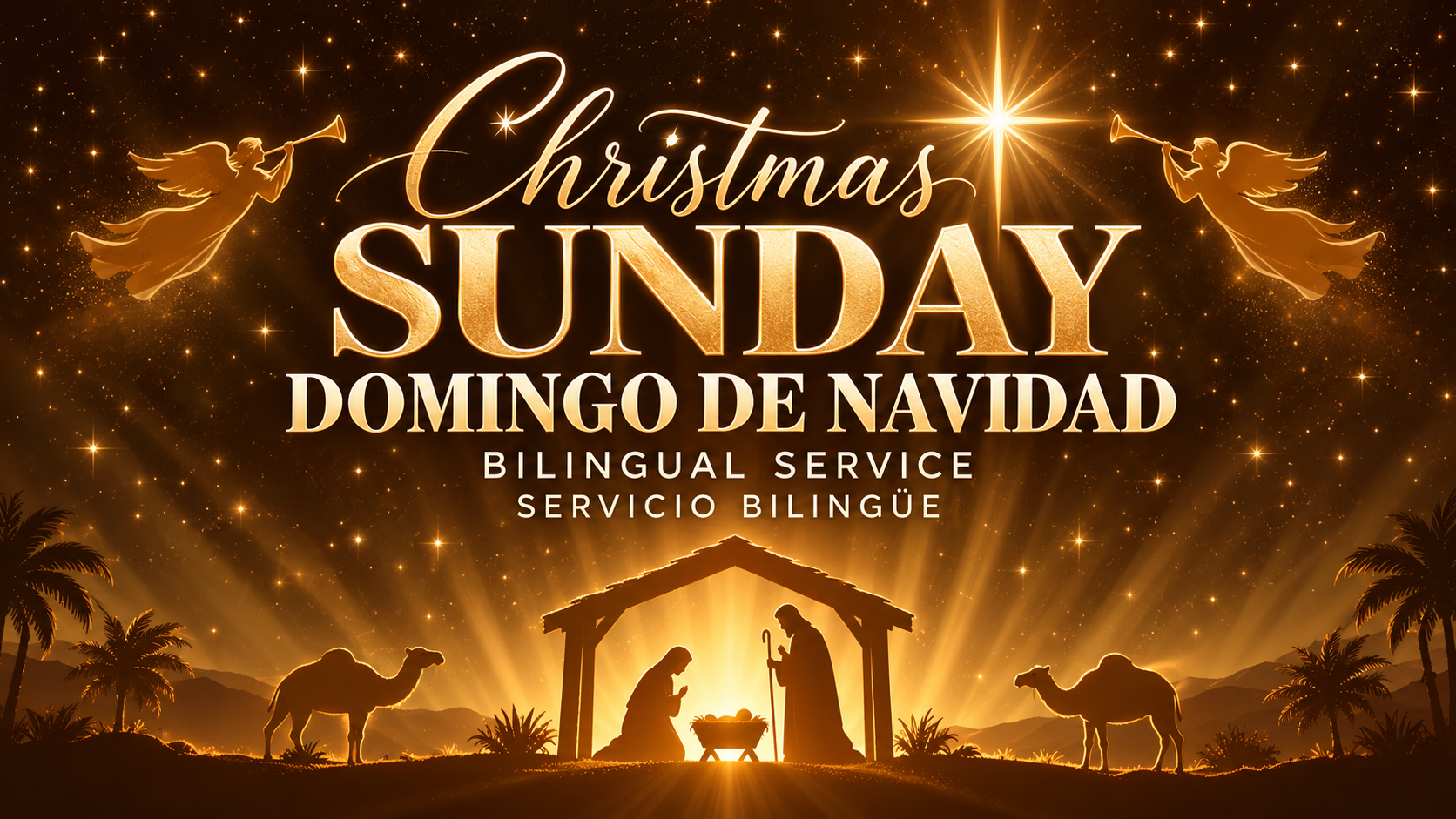 Christmas Sunday bilingual service / Servicio bilingüe de Domingo de Navidad