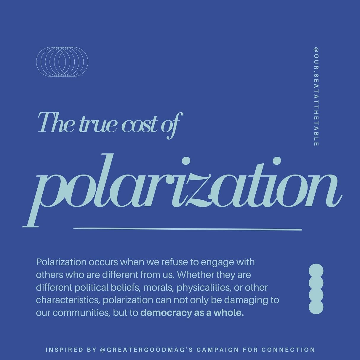 THE IMPACT OF POLARIZATION IN OUR DEMOCRACY&hellip;

‼️ It is crucial to understand what polarization is and how it can affect our society.

Severe polarization makes democracy vulnerable, and is driven by three key factors:

1️⃣ Division of politici