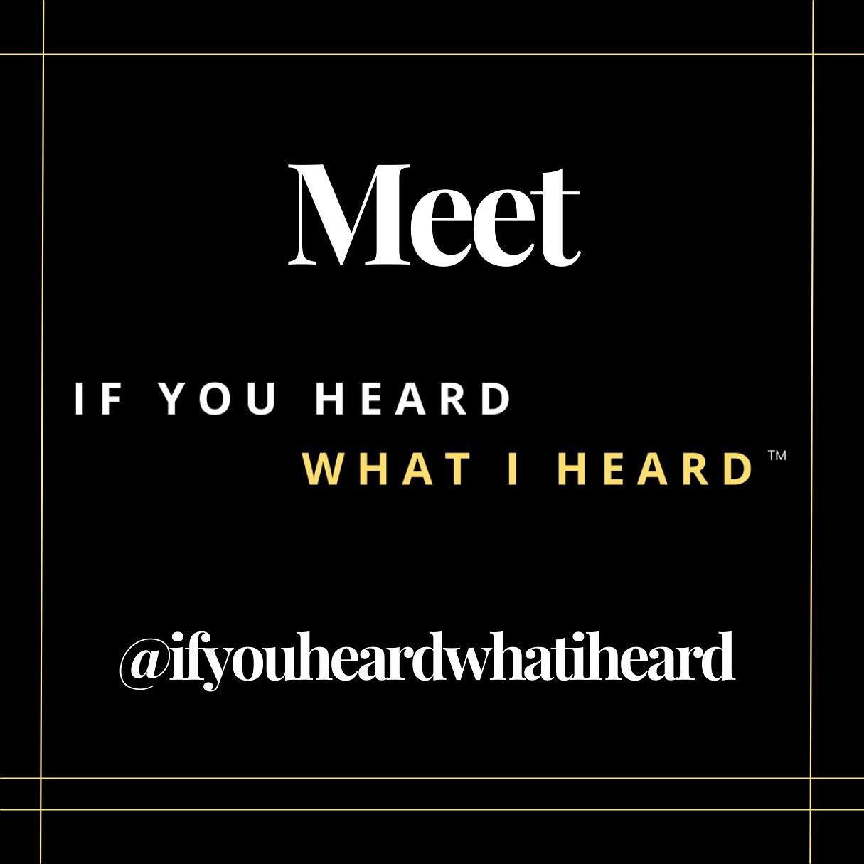 Introducing @ifyouheardwhatiheard !!&nbsp;&nbsp;&nbsp;&nbsp;&nbsp;&nbsp;&nbsp;&nbsp;&nbsp;&nbsp;&nbsp;&nbsp;&nbsp;&nbsp;&nbsp;&nbsp;&nbsp;&nbsp;&nbsp;&nbsp;&nbsp;&nbsp;&nbsp;&nbsp;

🙌@our.seatatthetable is thrilled to announce our collaboration with