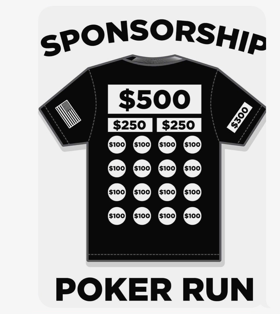 Poker Run Sponsorships