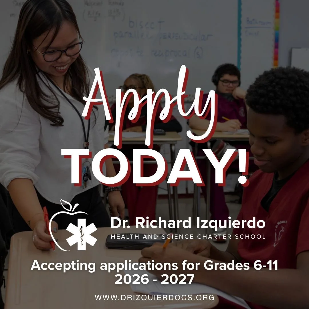 A strong education starts with a strong community.

Join the Dr. Richard Izquierdo Health &amp; Science family today!

🧪 Grades 6&ndash;11 enrolling now

🔗 Apply here: drizquierdocharterschools.org/apply
(link in bio)
***
Una educaci&oacute;n s&oac