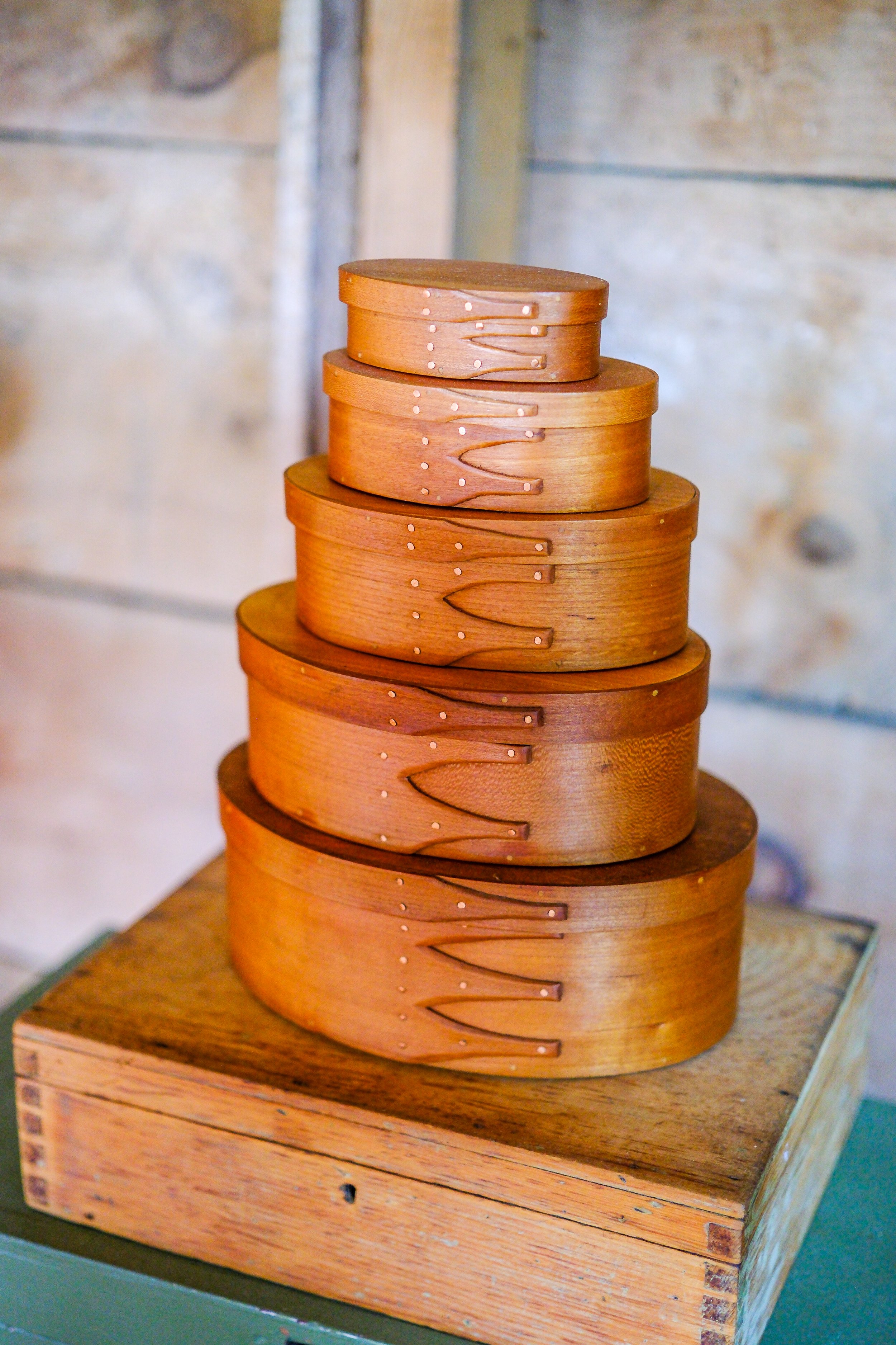 Shaker Oval Boxes