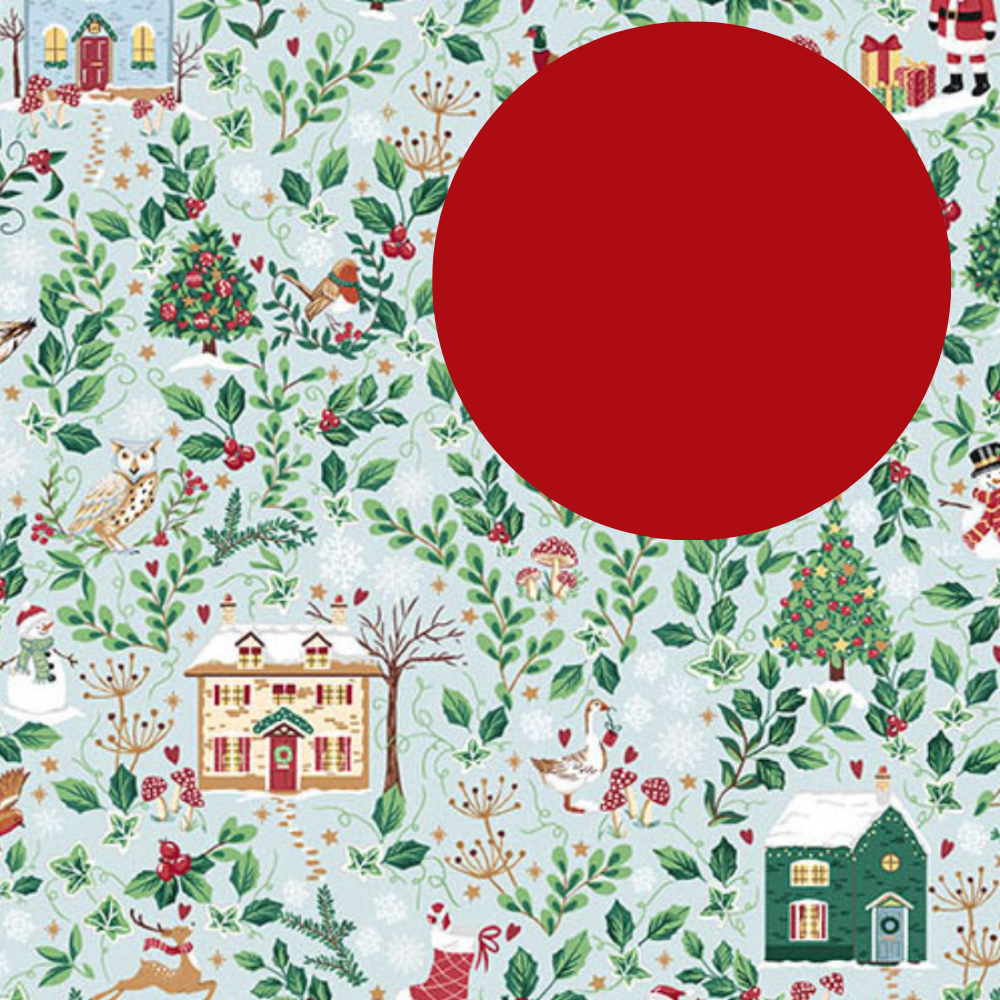 Christmas Blue (Backing & Binding) for Riley's Star Kit