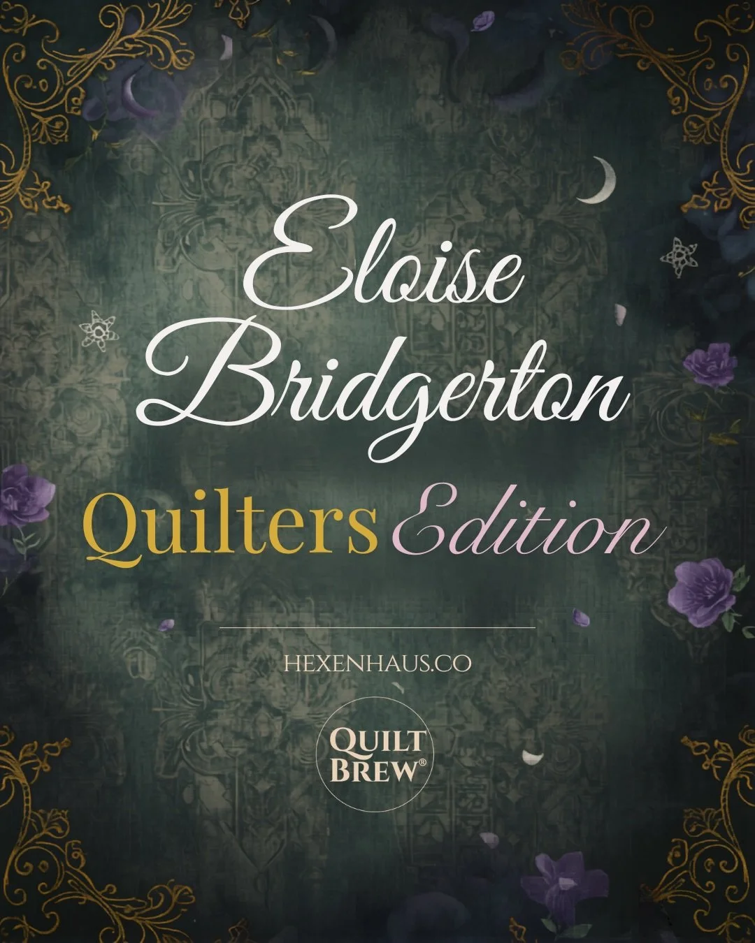 ✨ Inspired by the unapologetic energy of Bridgerton and the only woman brave enough to question everything&mdash;Eloise Bridgerton. 

It&rsquo;s witchy &amp; the energy I need on a Wednesday ✨

Eloise would be the best quilting buddy, wouldn&rsquo;t 