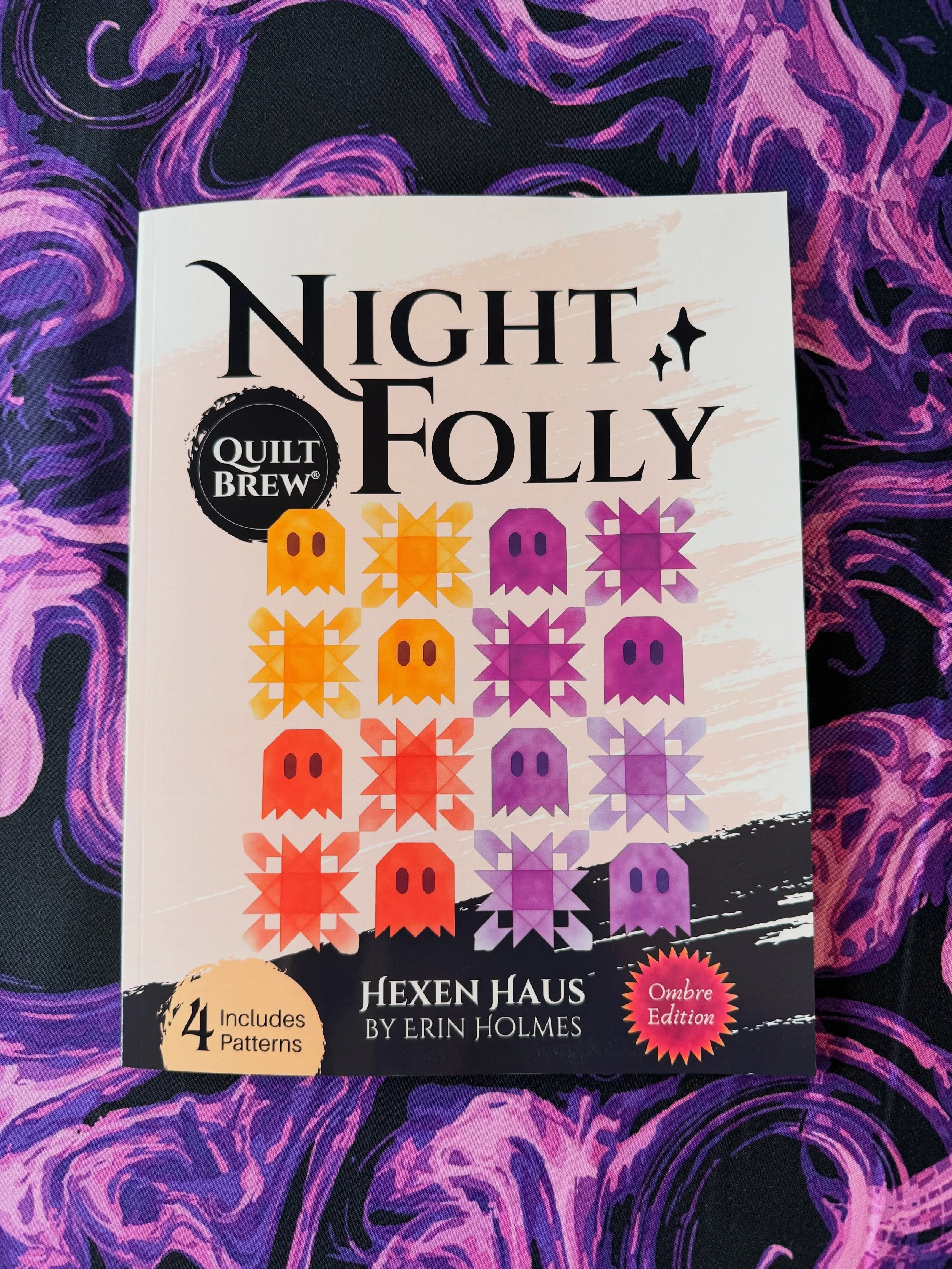 THEY&rsquo;RE HERE.🤩

After months of designing, writing, editing, proofing, and refreshing tracking numbers like a maniac, the Quilt Brew Night Folly books have officially arrived!

Seeing stacks of actual books instead of files on my computer feel