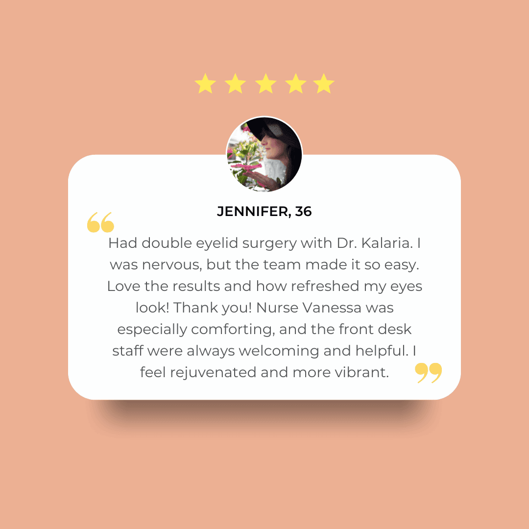 Double eyelid surgery patient review for Adonis Plastic Surgery