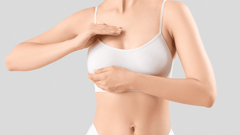 Natural looking breast augmentation results