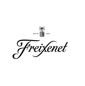 Freixenet logo with a crest and the text 'Freixenet' in cursive.