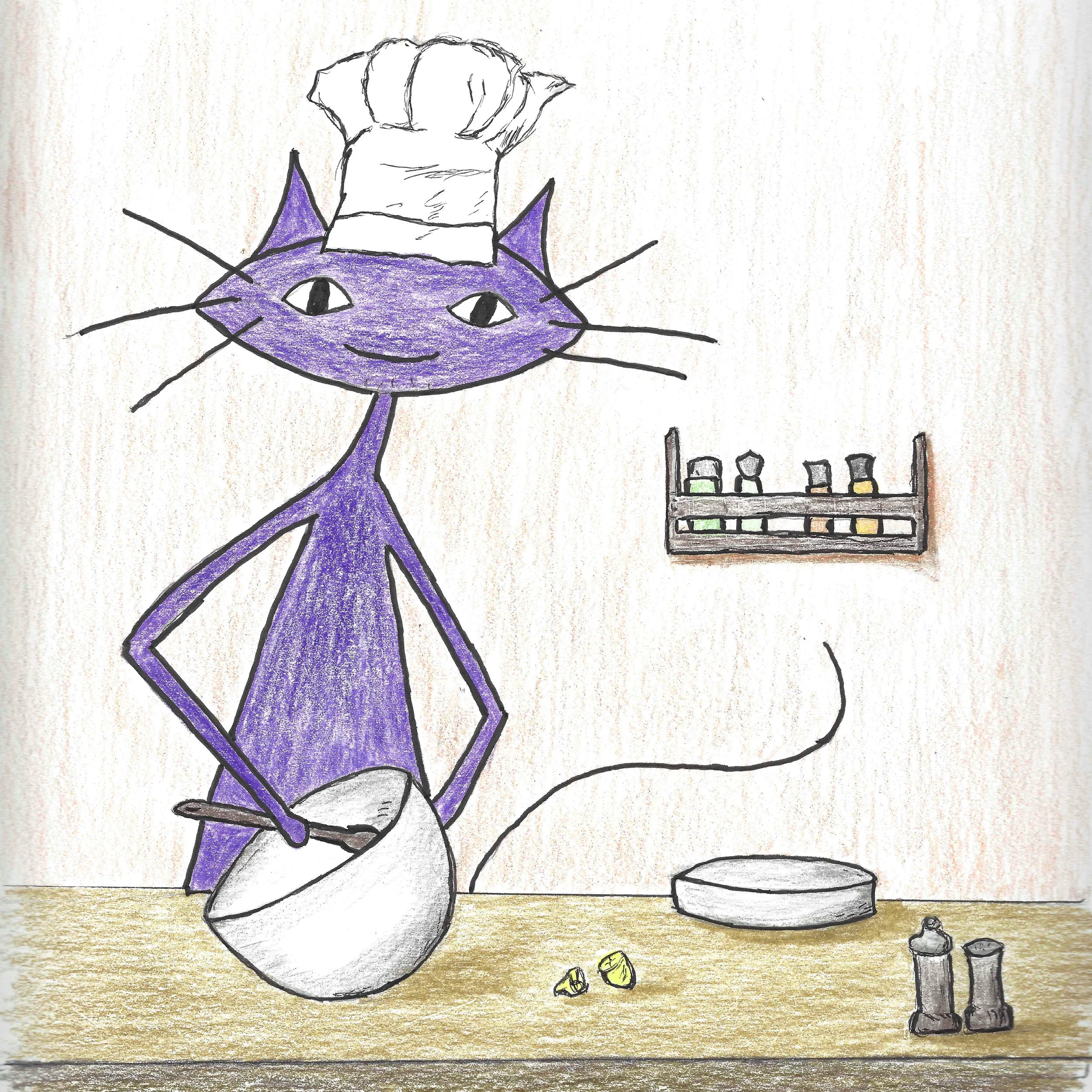 Kitty in the Kitchen