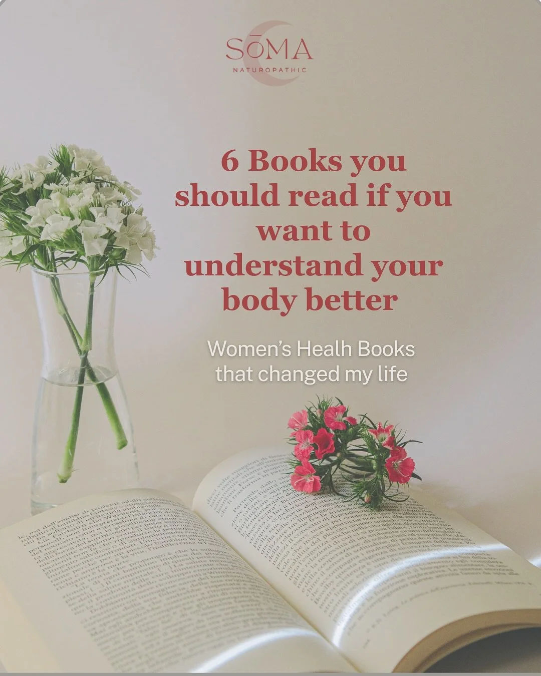 6 books to read if you are a woman who wants to learn more about her body!! 😌🫡