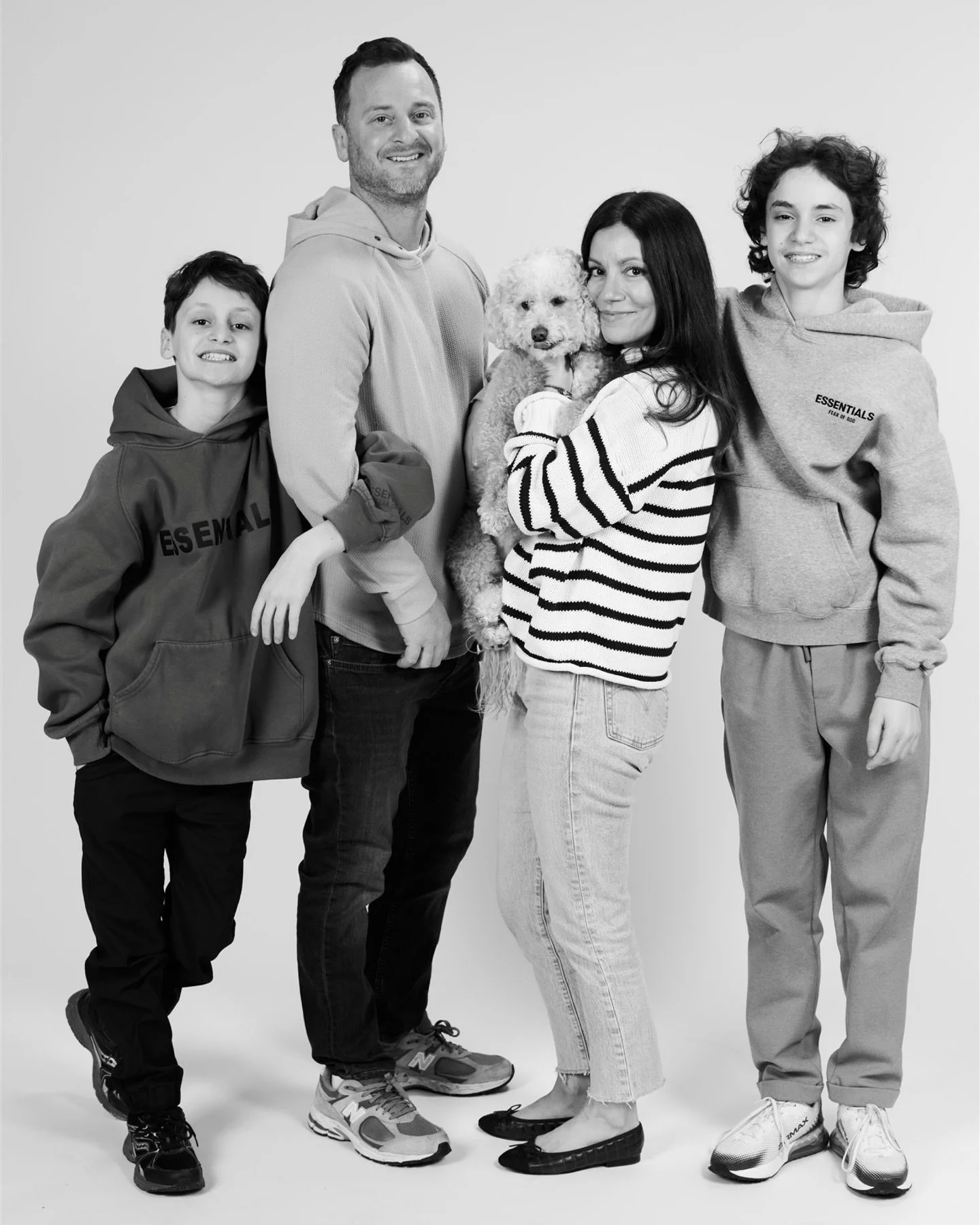 Jess, DJ, Pax, Myles, Dougie