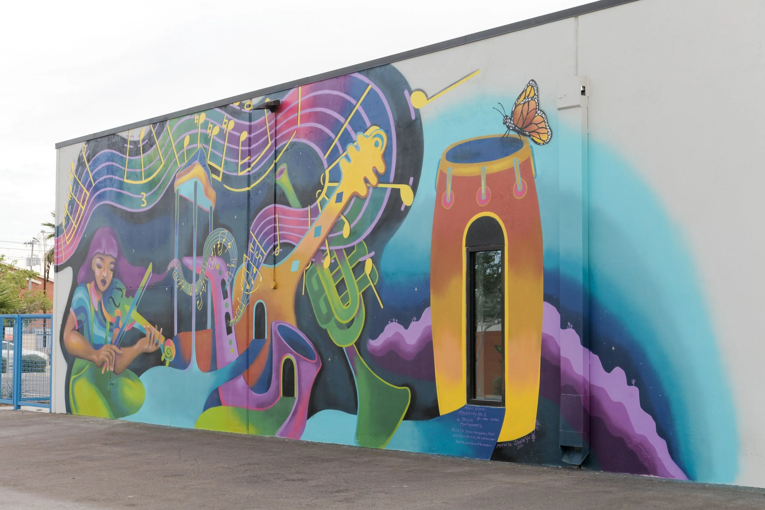 Artist: Shellshaker (Shela Yu) | Client: Rosie's House Music Academy | Image: Shaunté Glover