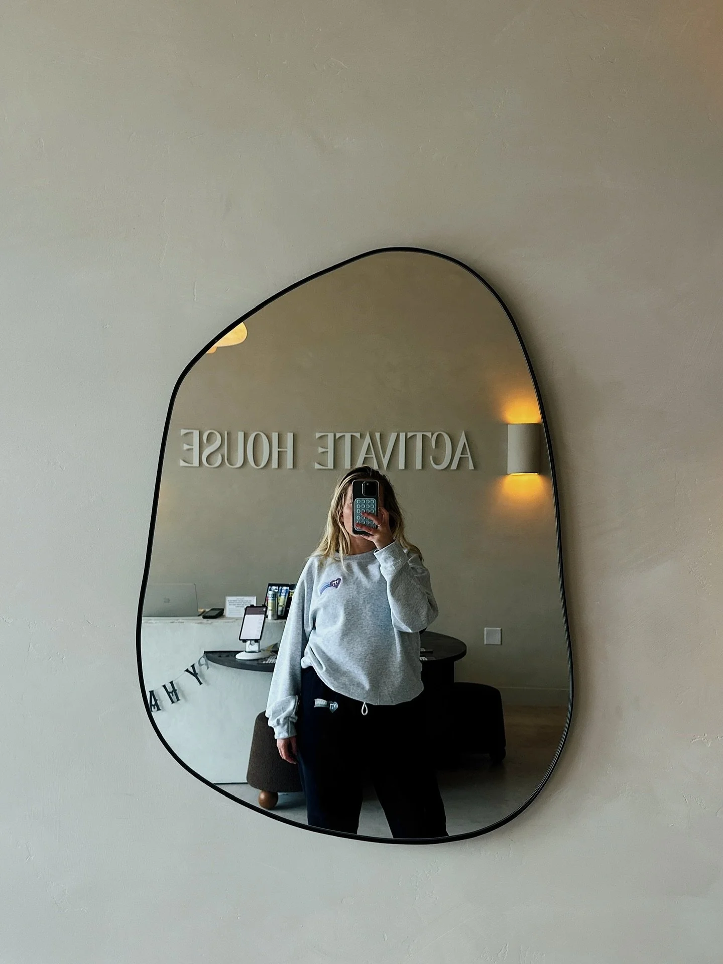 step one in our Sunday RESET, feat. a mixed matched Chai set 🤸🏼&zwj;♂️