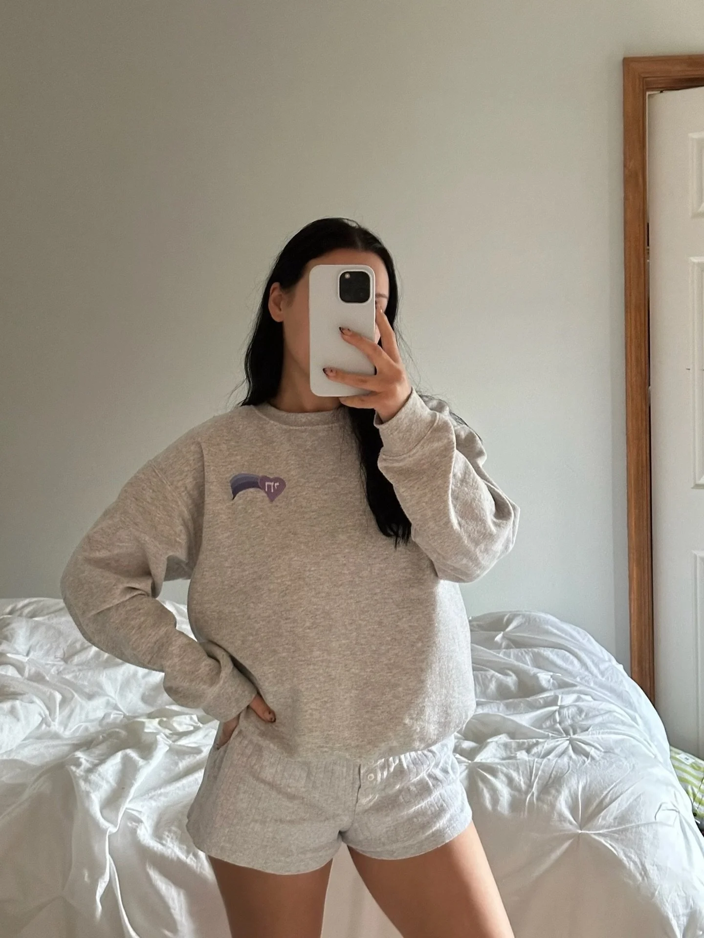 cozy, but make it chic 🩵 lavender + ice on repeat lately