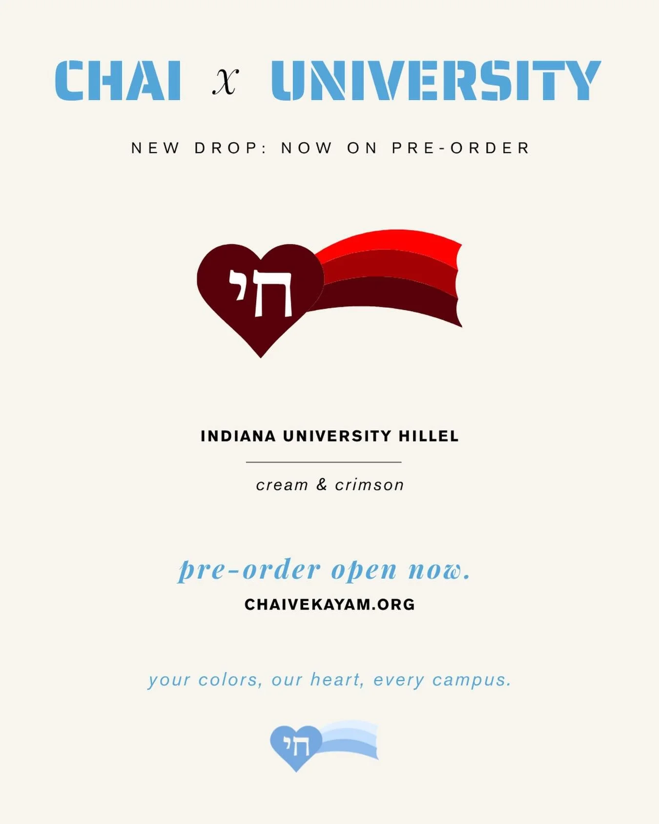 introducing @chaivekayam x @iuhillel &hearts;️ now available to pre-order on chaivekayam.org!