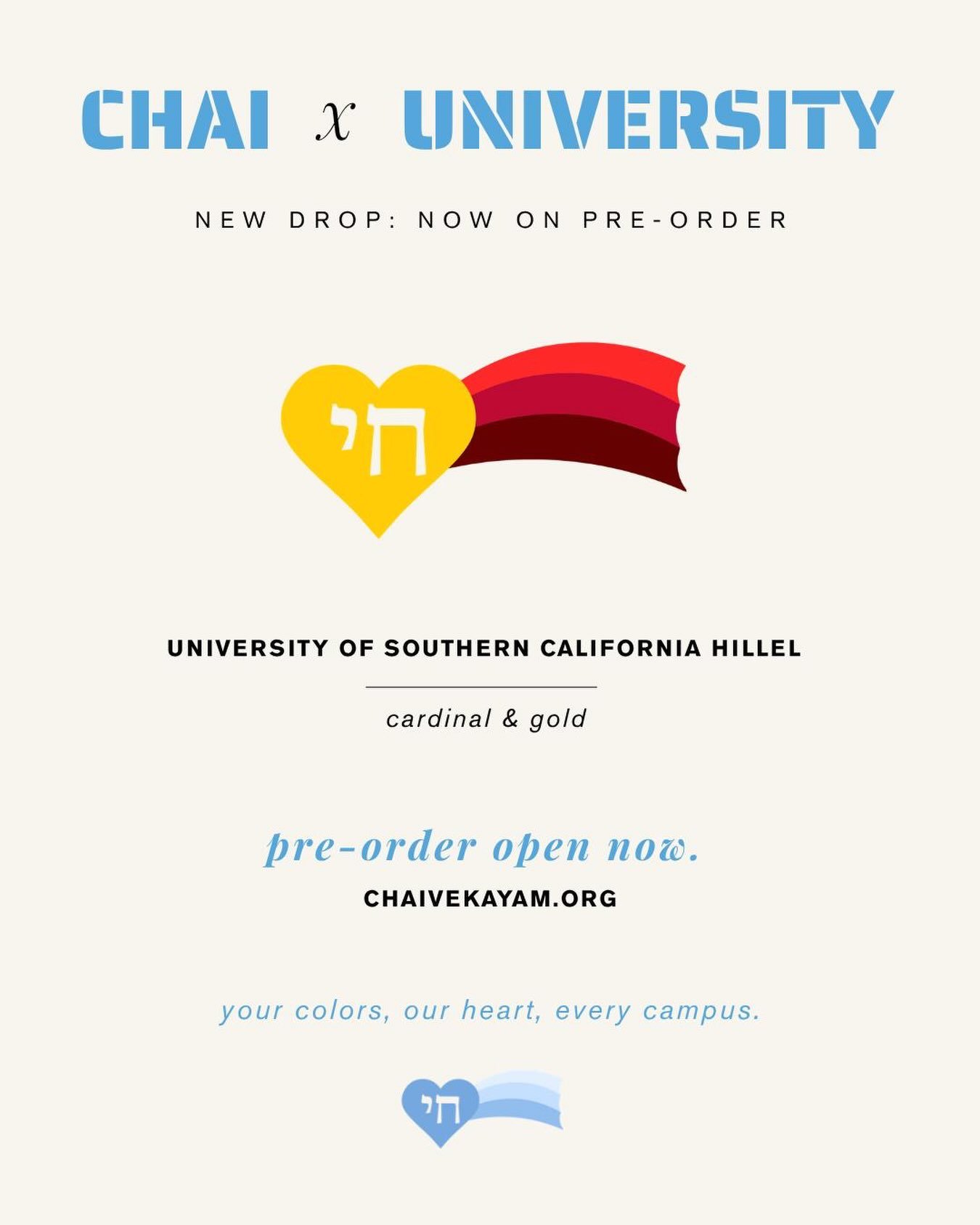 introducing: USC HILLEL X CHAI VEKAYAM &hearts;️💛