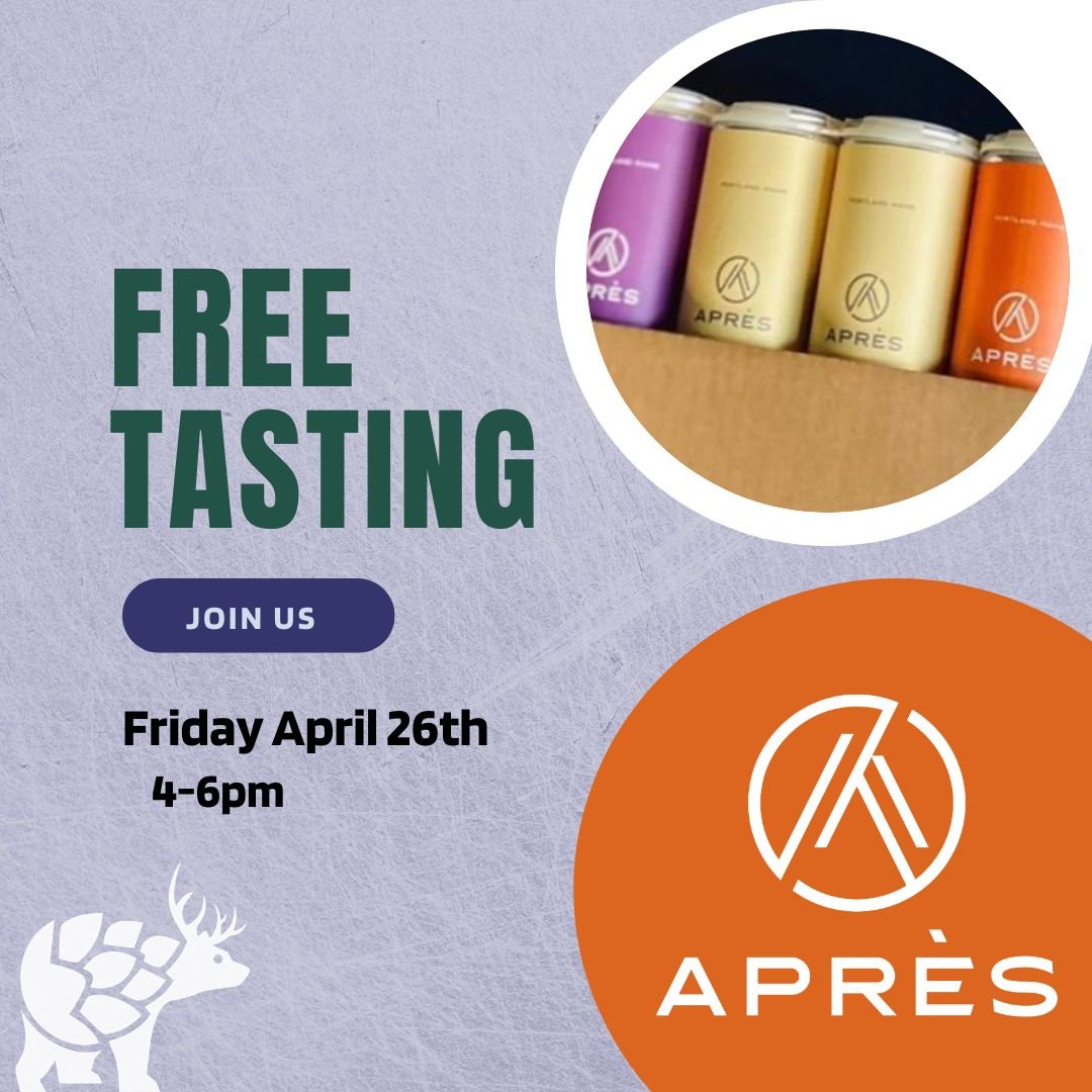 📣 Tomorrow we're thrilled to have @apresdrinks pouring their delicious hard seltzers that always bring the summer vibes 😎

Based in East Bayside, they're serving up passionately-made small batch drinks that celebrate the traditional and progressive