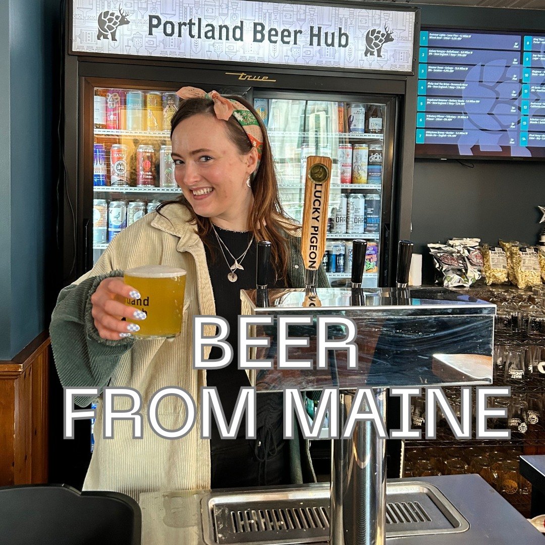 We're all about celebrating Beer From Maine 🎉

Here at Portland Beer Hub we love showcasing Maine's rich and diverse craft beer scene with a well-curated tap list you won't find just anywhere.

Featuring 14 taps of Maine beer + cider as well as wine
