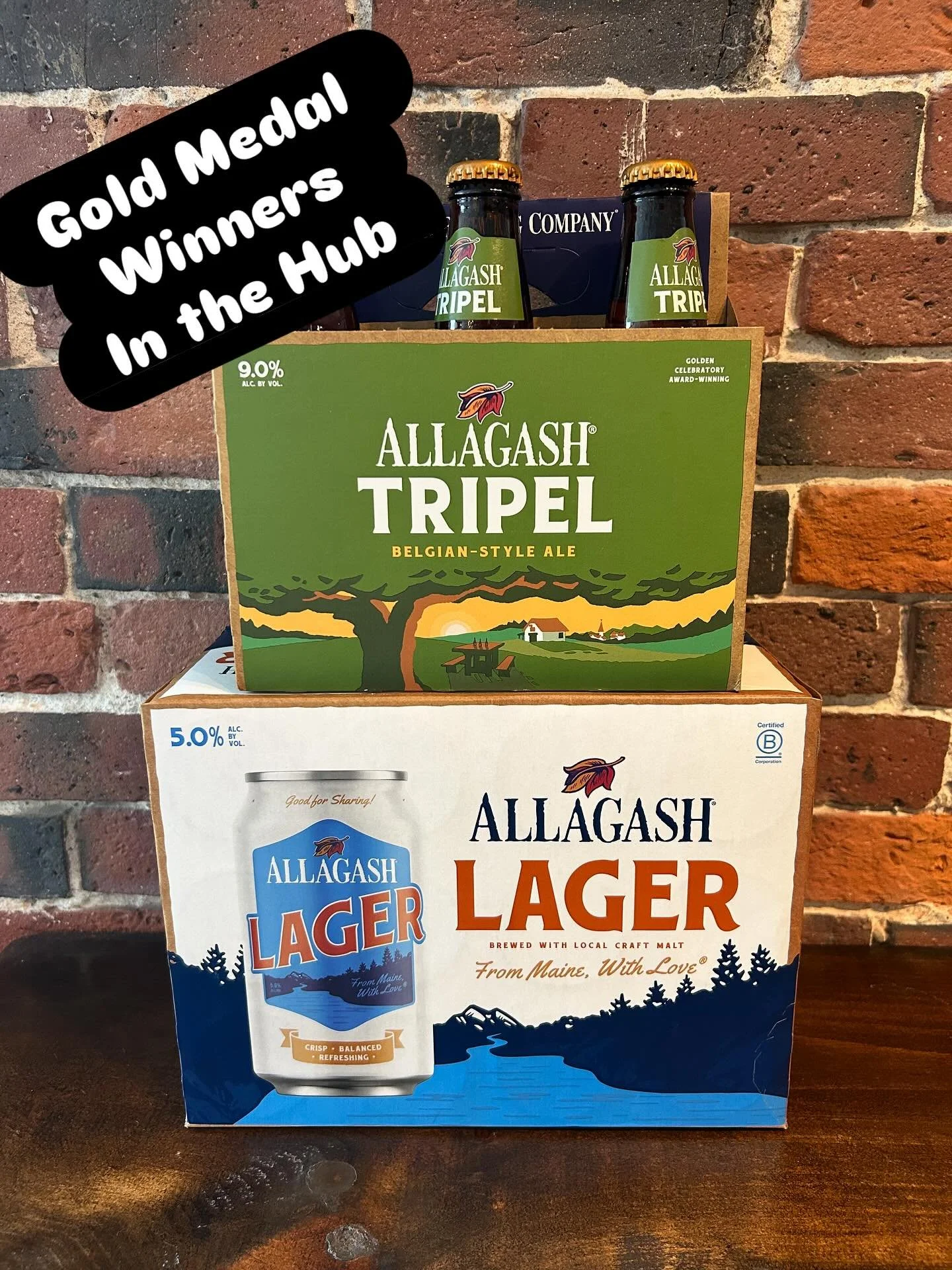 🏅Big Wins for Allagash!
Allagash Tripel and Allagash Lager both took home gold medals at the 2025 Great American Beer Festival. Cheers to Maine beer at its finest! 🍻✨