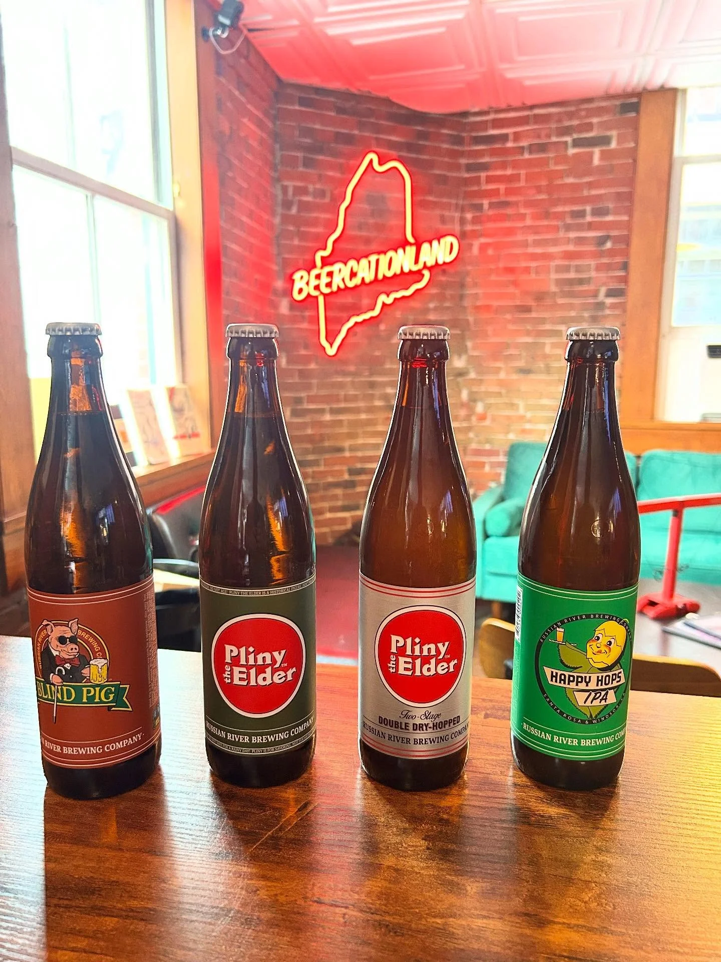 🍻 Russian River Drop! 🍻

The legends have landed &mdash; and there&rsquo;s no limit. 👀

🔥 Available To Go:
🍺 Pliny the Elder
🍺 Pliny the Elder Double Dry-Hopped
🍺 Happy Hops IPA
🍺 Blind Pig IPA

West Coast icons, fresh in the fridge and ready