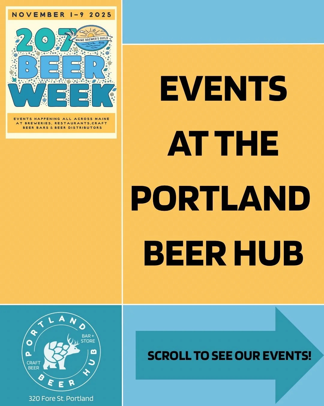 Beer Week takes off in less than a week at the Hub! 🍺✈️
From paper plane competitions, to funky farmhouse nights, food pairings, and comedy &mdash; Come raise a glass to Maine beer all week long! 🍻
#207BeerWeek #PortlandBeerHub #MaineBeer #DrinkMai