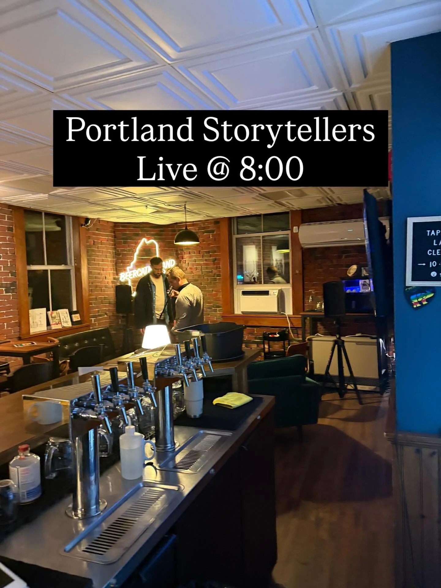 Come on in, get cozy and hear some true stories. @portlandstorytellers