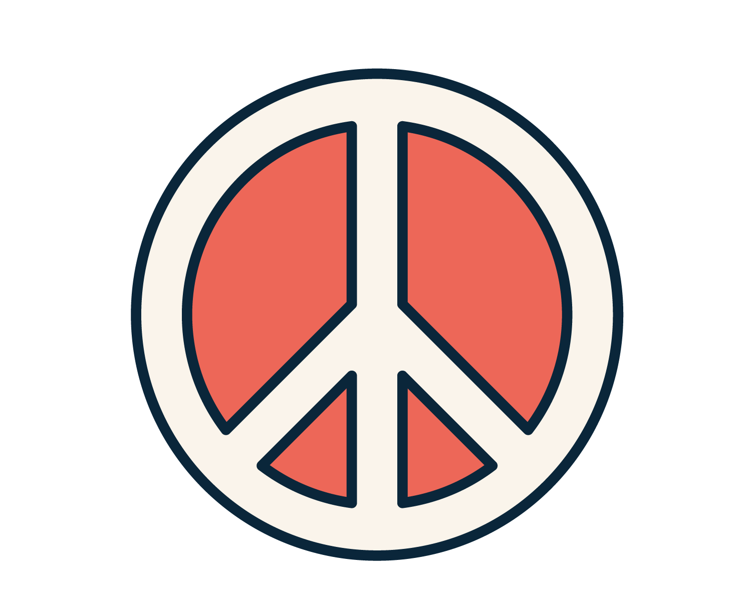 International Peace sign icon