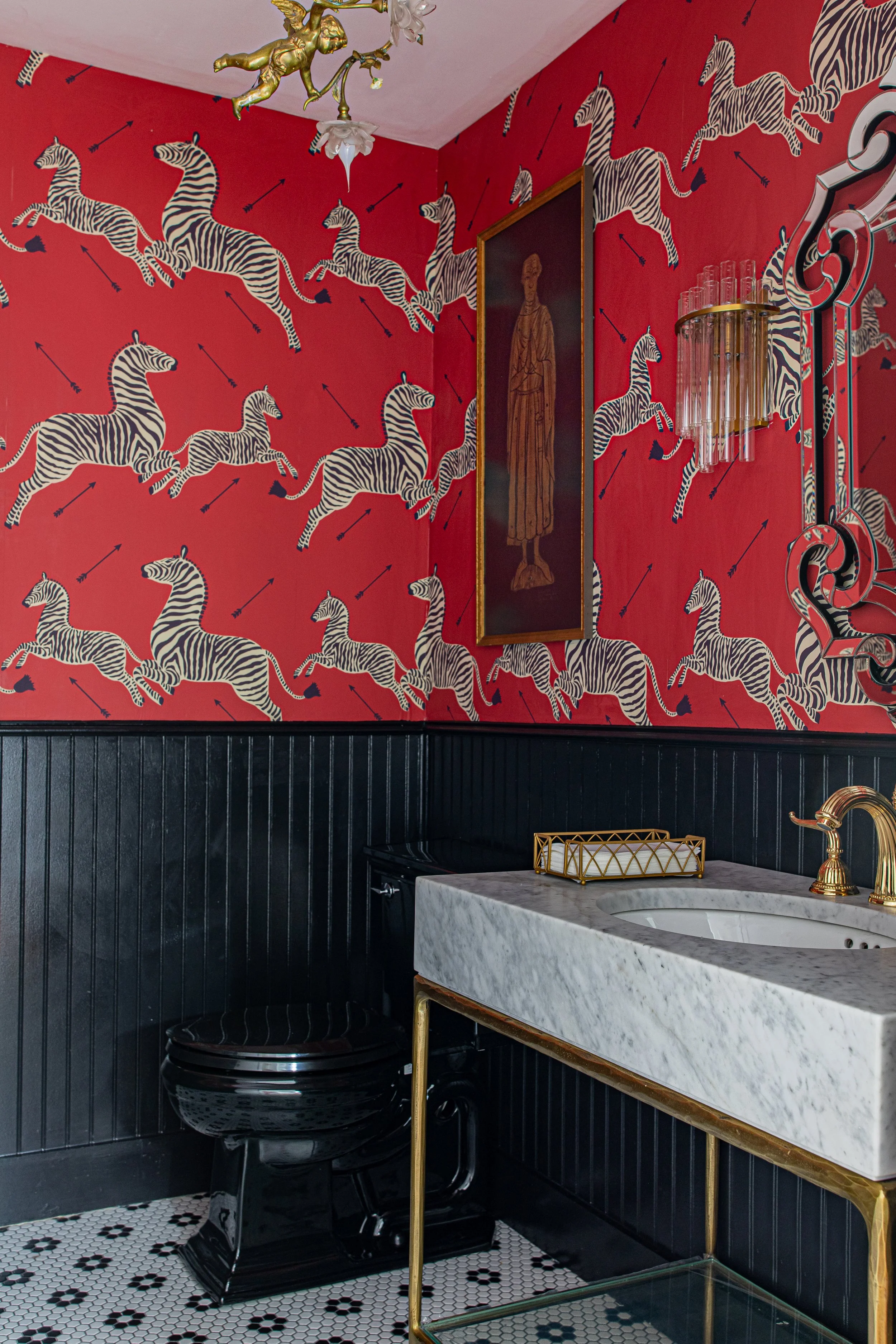 Powder room re-designing at Northwood, Fort worth ,Texas