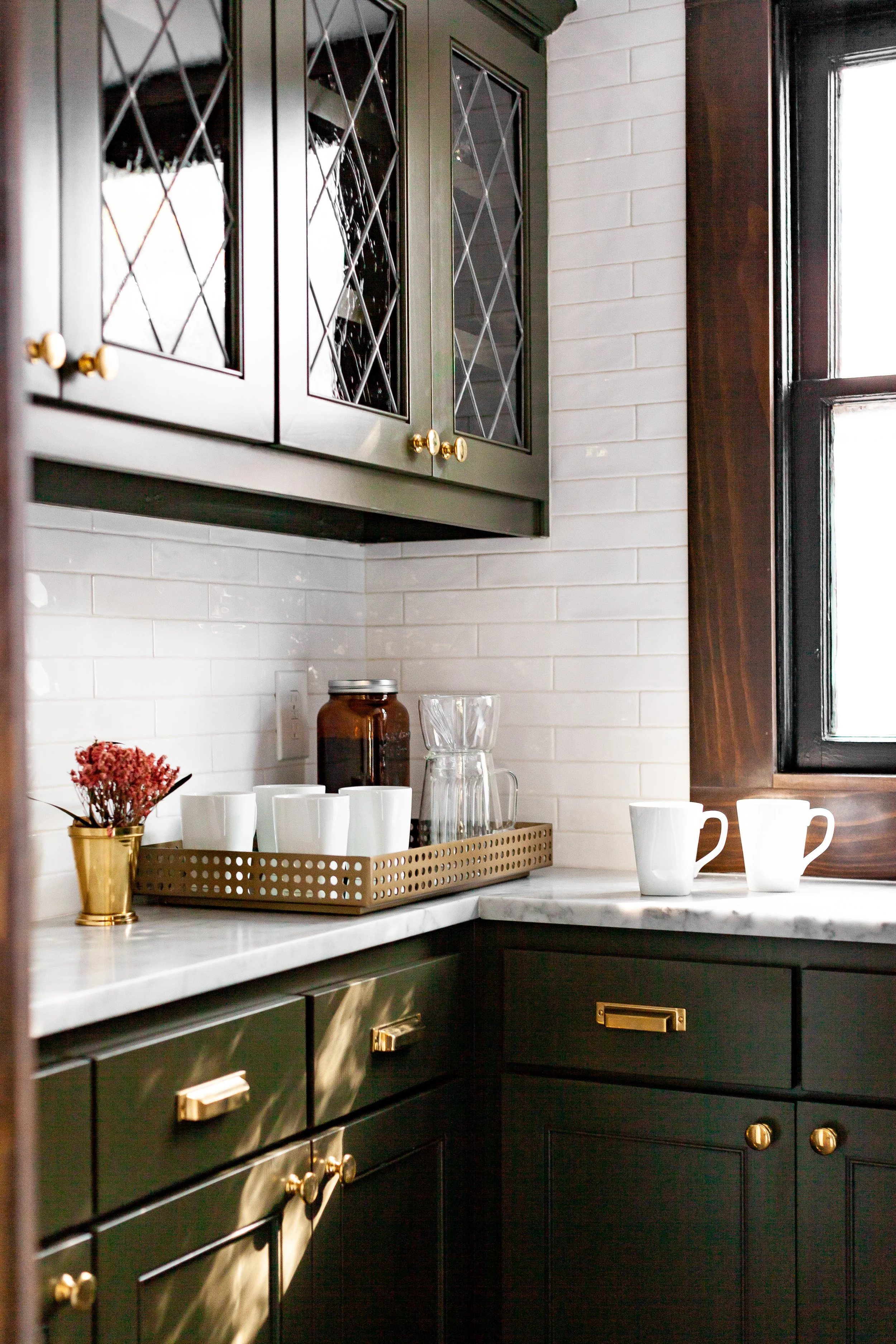Historic but functional look and furniture design for College Ave Home