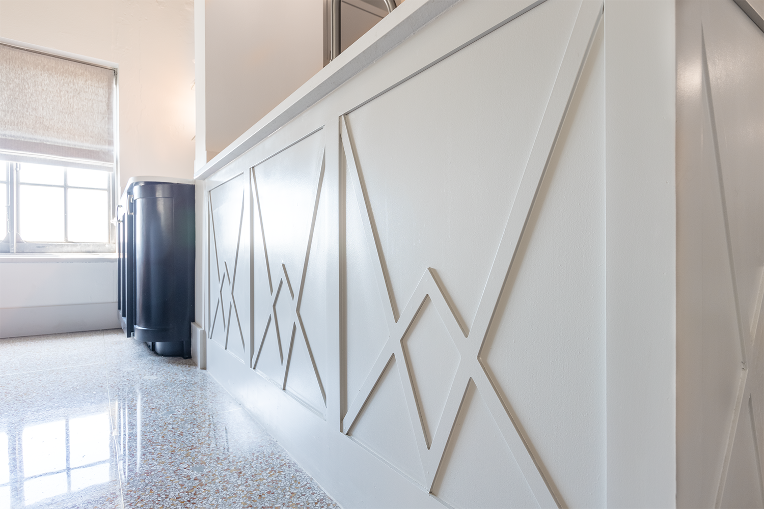 Refreshed interior design for kitchen desk