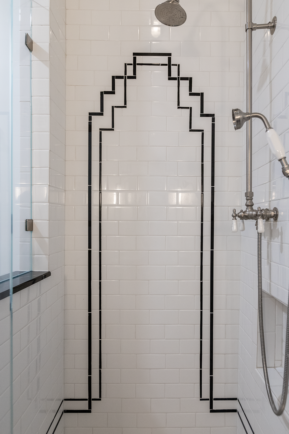 vintage interior design for bathroom wall
