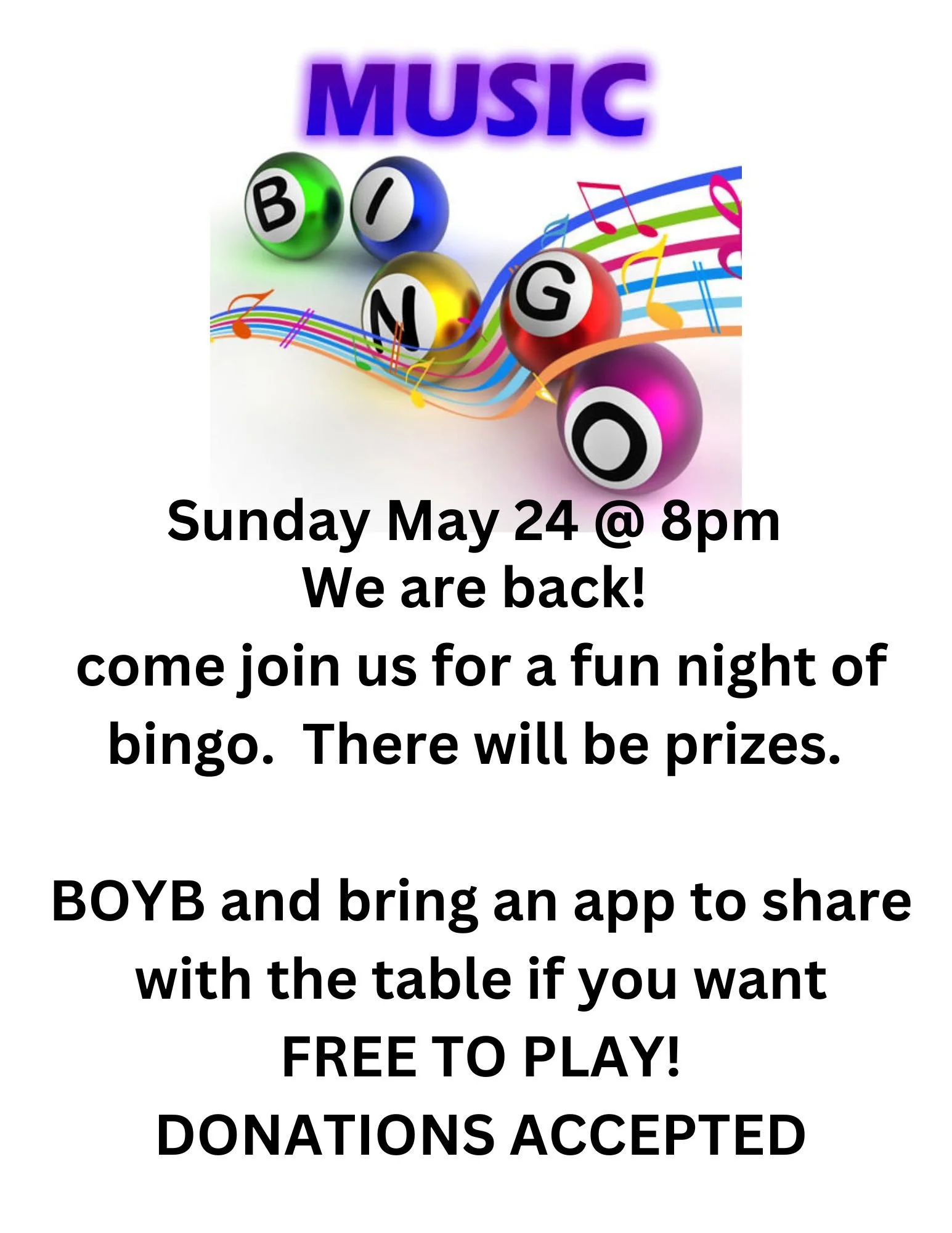 Music Bingo