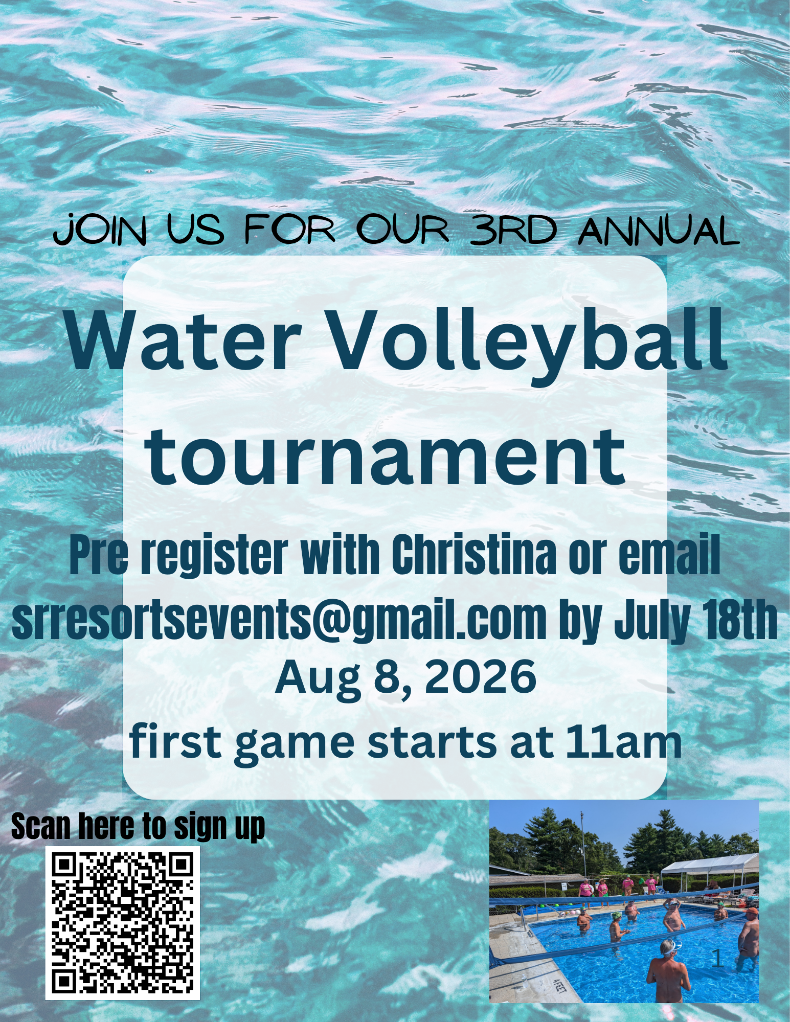 3rd annual Volleyball Tournament