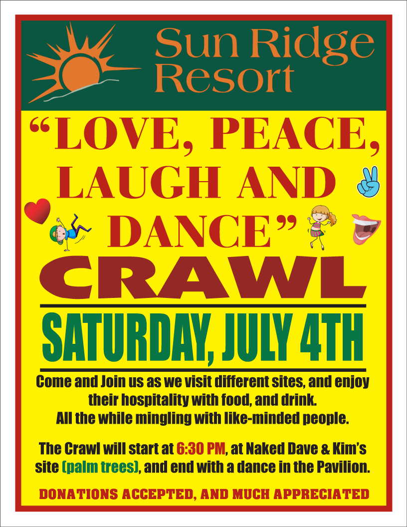Love, Peace and Laughter Crawl