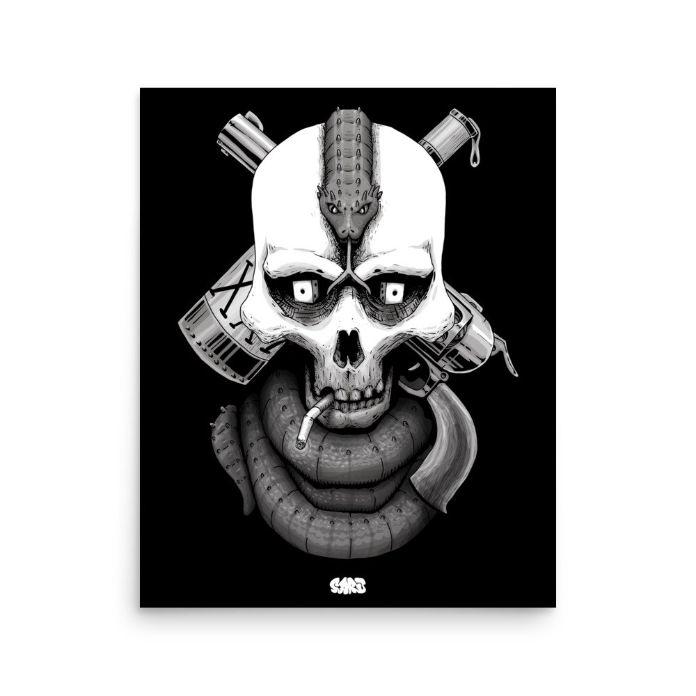 Sin and Bones Print