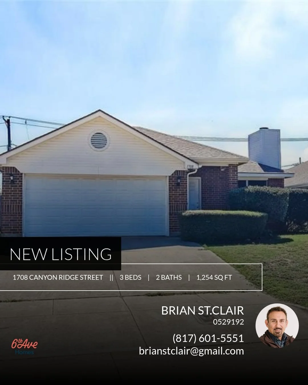 π New Listing π Take a look at this fantastic new property that just hit the market located at 1708 Canyon Ridge Street in Fort Worth. 
Reach out here or at (817) 601-5551 for more information!
@6thavehomes #homeforsale #fortworthrealestate
