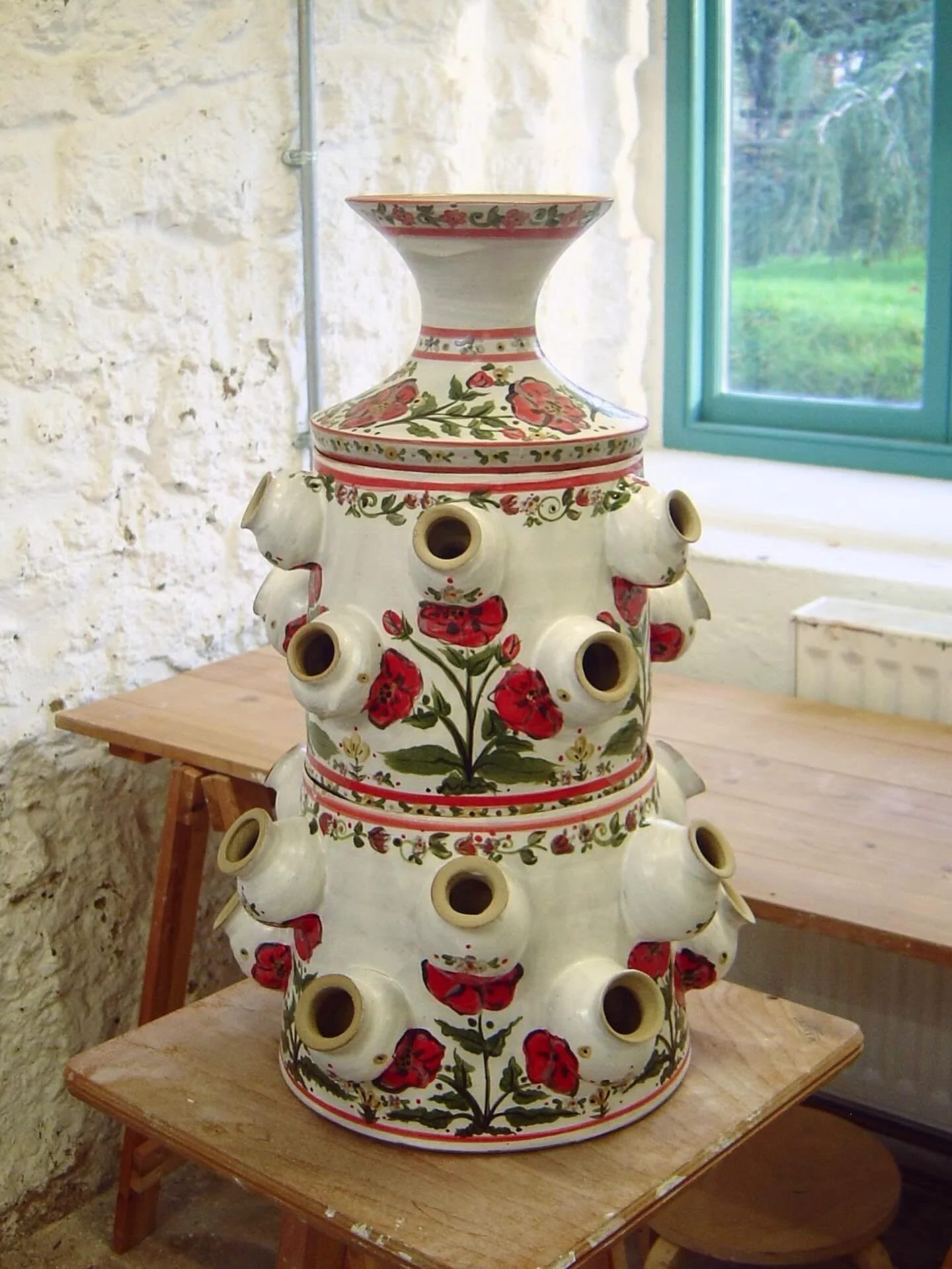 Countryside Tulipi&egrave;re in the Maltings studio made during my residency at @hauserwirthsomerset