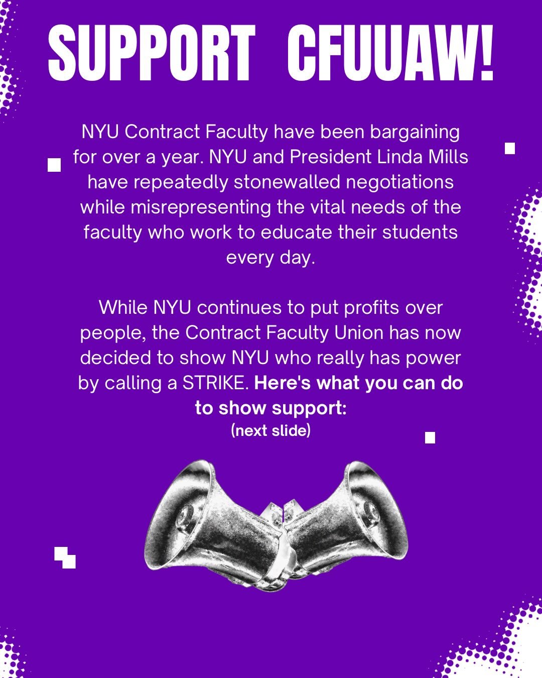SUPPORT @cfuuaw TODAY! ✊
Link in their bio and on our stories