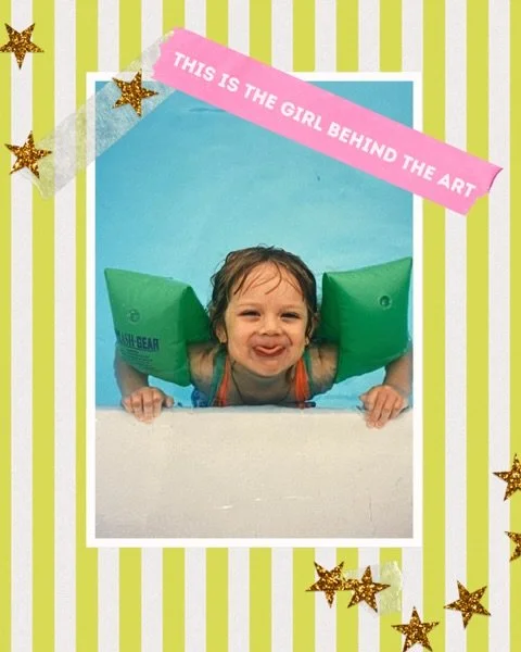 I&rsquo;m just an ✨ordinary 💅🏻 girl✨ 

#artlicensing #surfacepatterndesigner #illustrator artist, baby photo trend,